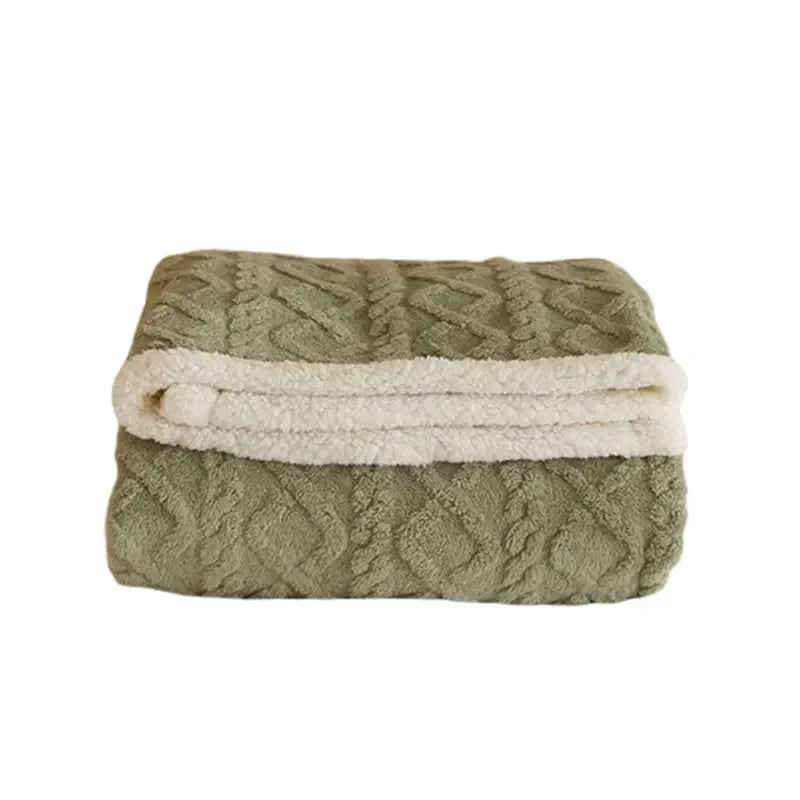 Dikke Winter Fleece Deken - LuxyCozy