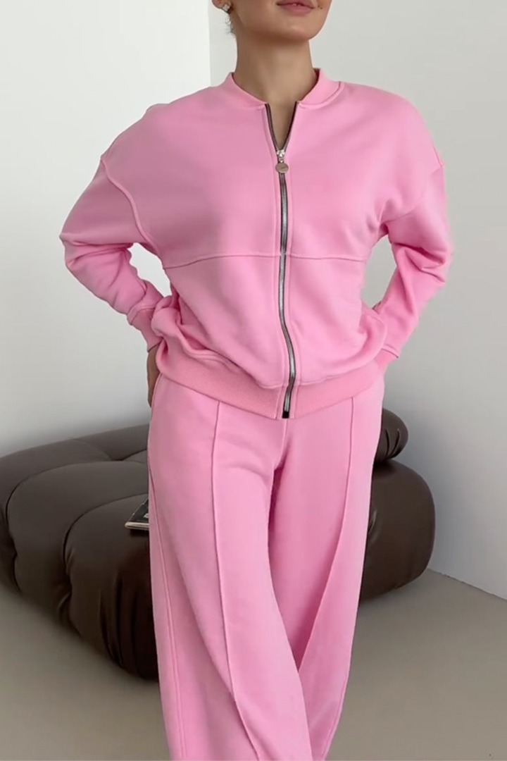Trendy tweedelig loungepak