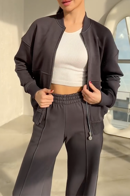 Trendy tweedelig loungepak