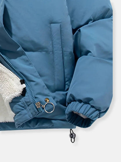 Chloé| Warme Rits Winterjas – Comfort en Stijl voor Koude Dagen