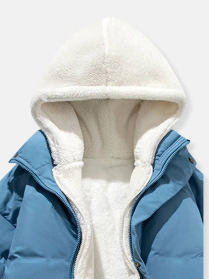 Chloé| Warme Rits Winterjas – Comfort en Stijl voor Koude Dagen