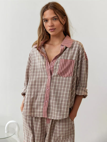 Sara| Comfortabel, elegant pyjama-set voor ontspannen nachten
