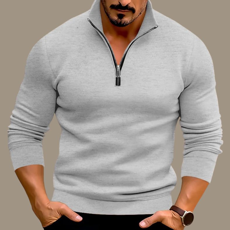 Casual Zip Sweater