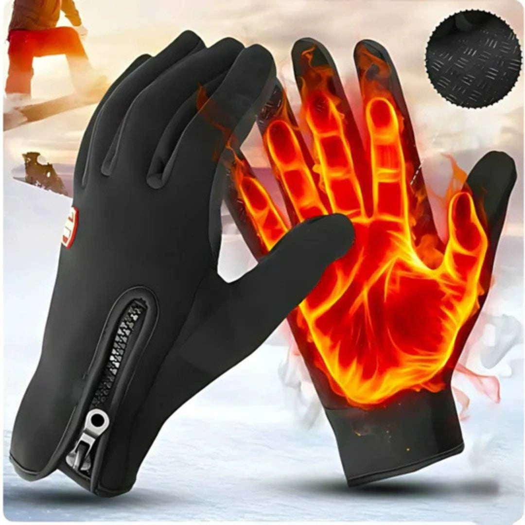 Waterdichte Verwarmde Handschoenen – Warmte, Grip en Touchscreen Compatibel