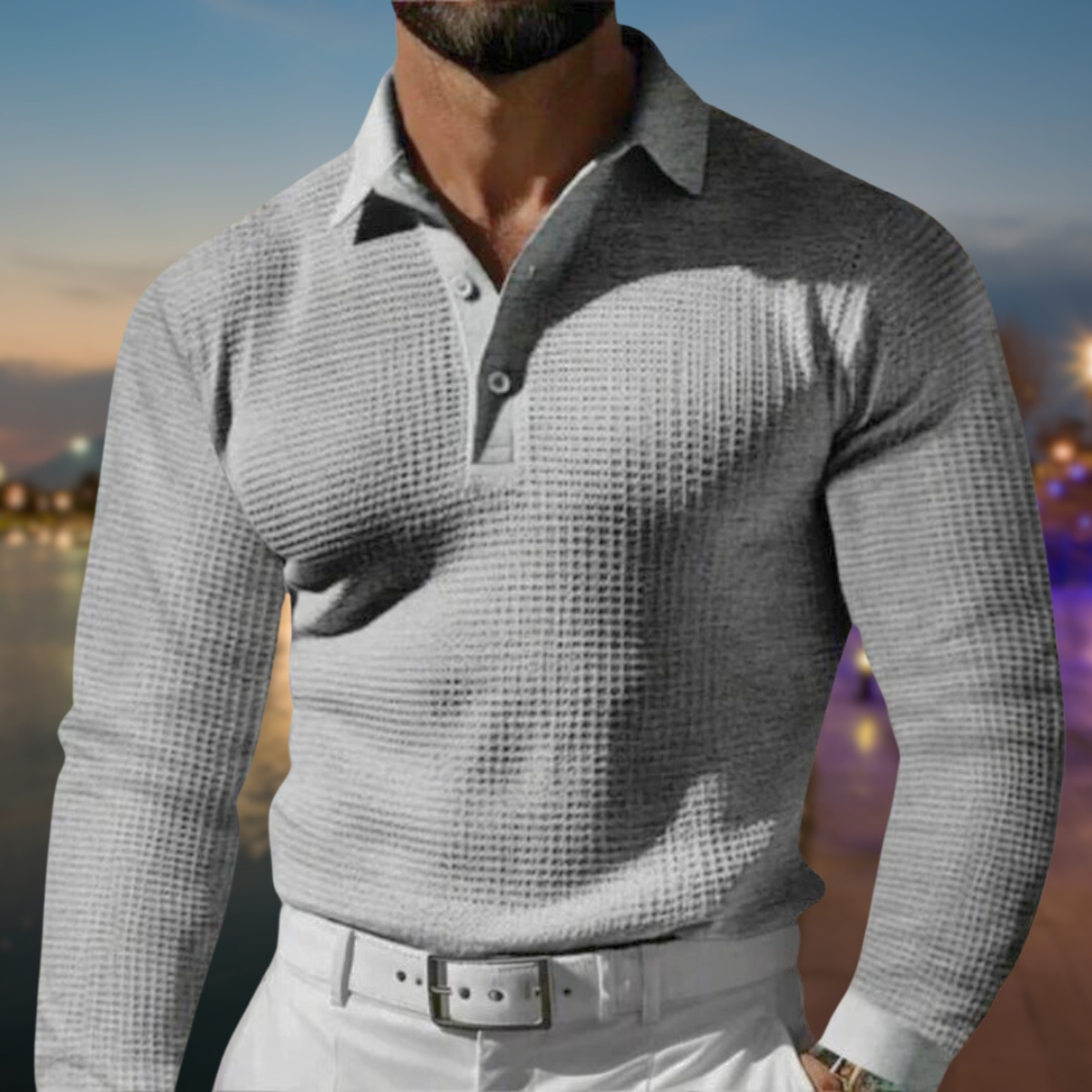 Comfort Polo Sweater