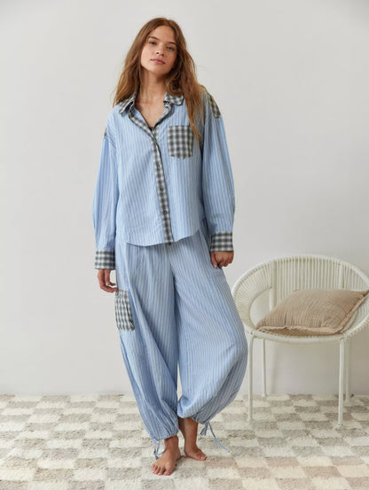 Sara| Comfortabel, elegant pyjama-set voor ontspannen nachten