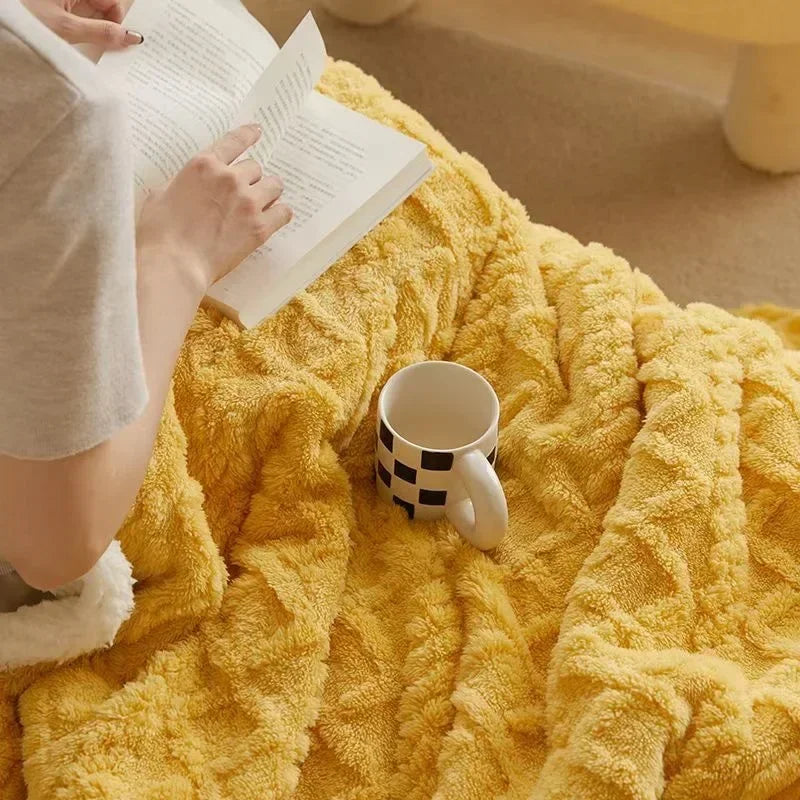 Dikke Winter Fleece Deken - LuxyCozy