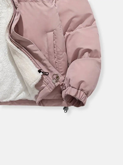 Chloé| Warme Rits Winterjas – Comfort en Stijl voor Koude Dagen