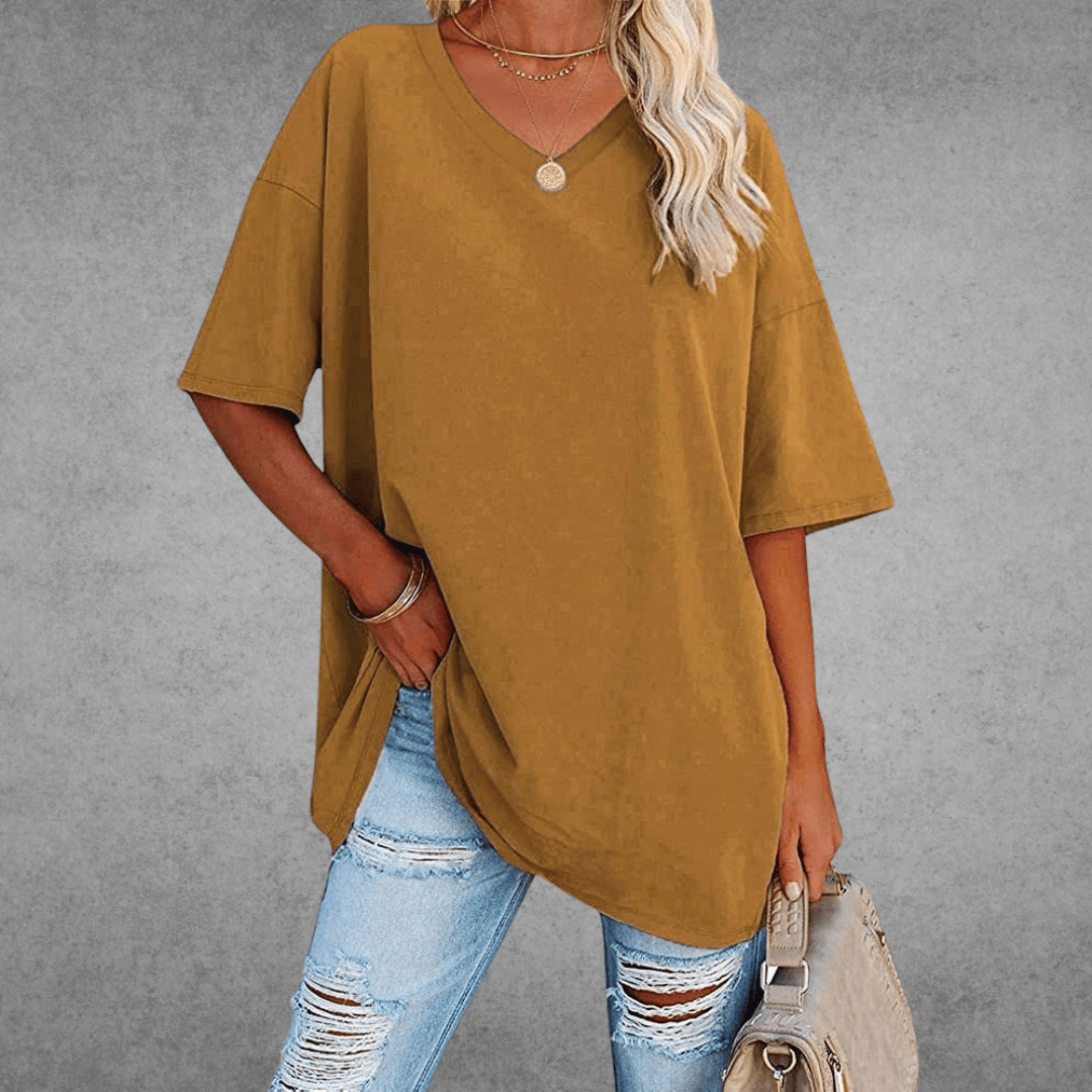 V-hals T-shirt