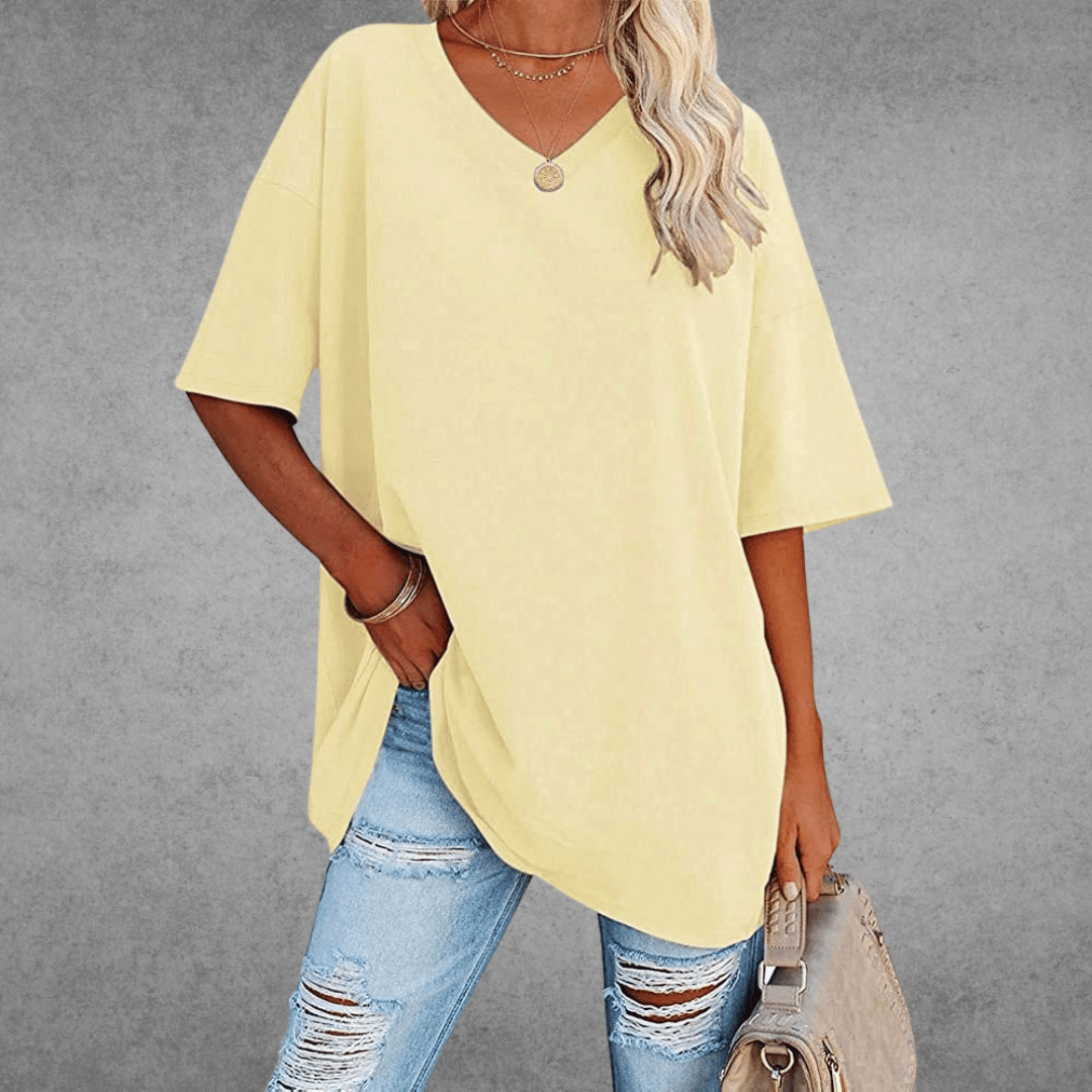 V-hals T-shirt