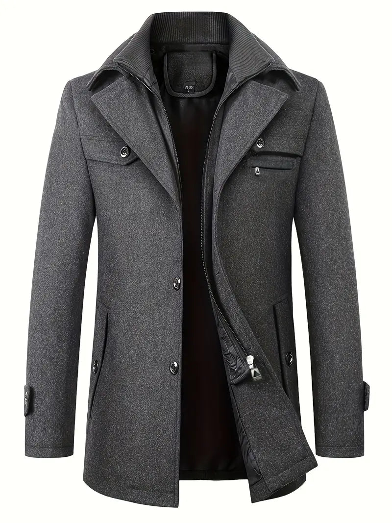 Stijlvolle Heren Winterjas