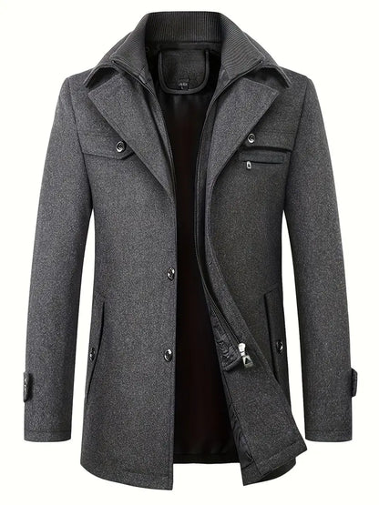 Stijlvolle Heren Winterjas