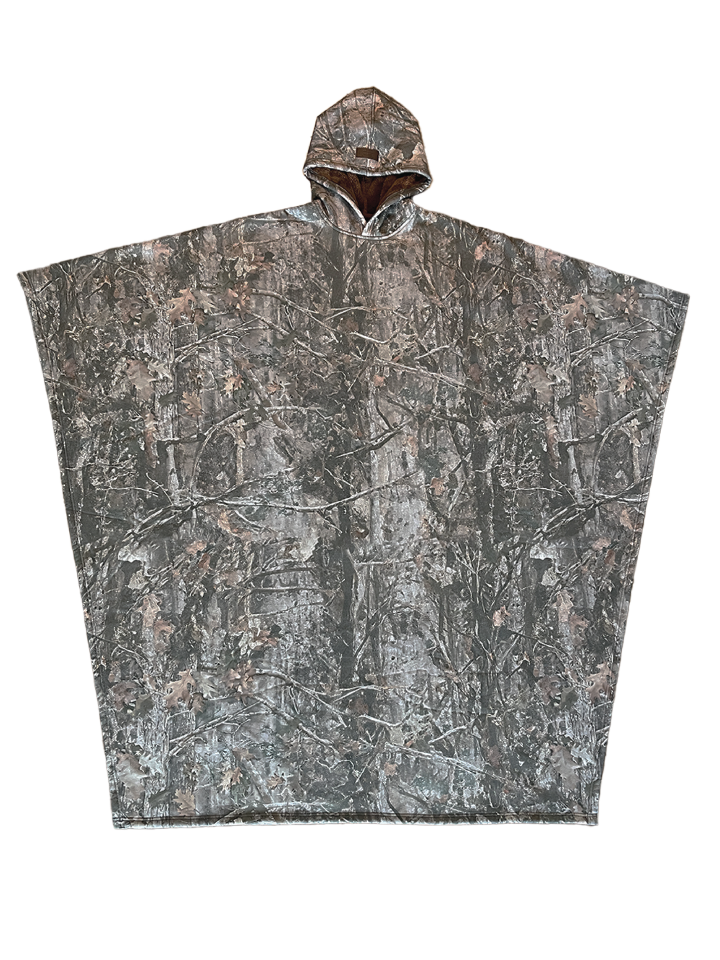 Luxe Fleece Poncho met Capuchon