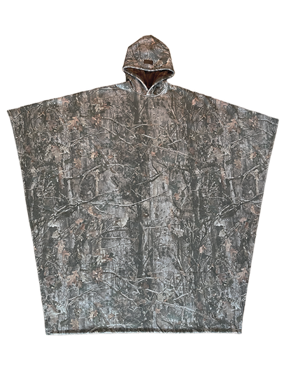 Luxe Fleece Poncho met Capuchon
