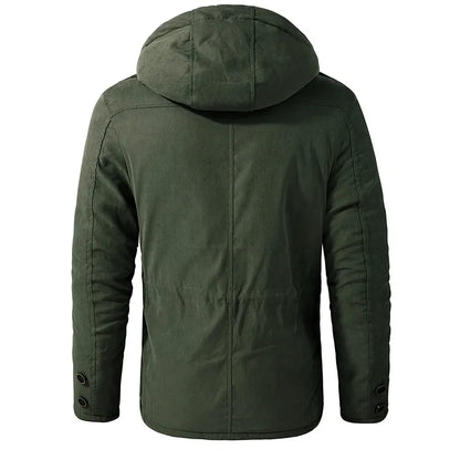 Warme Winterjas met Bontvoering