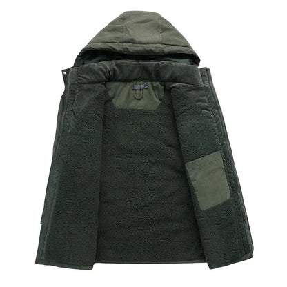 Warme Winterjas met Bontvoering