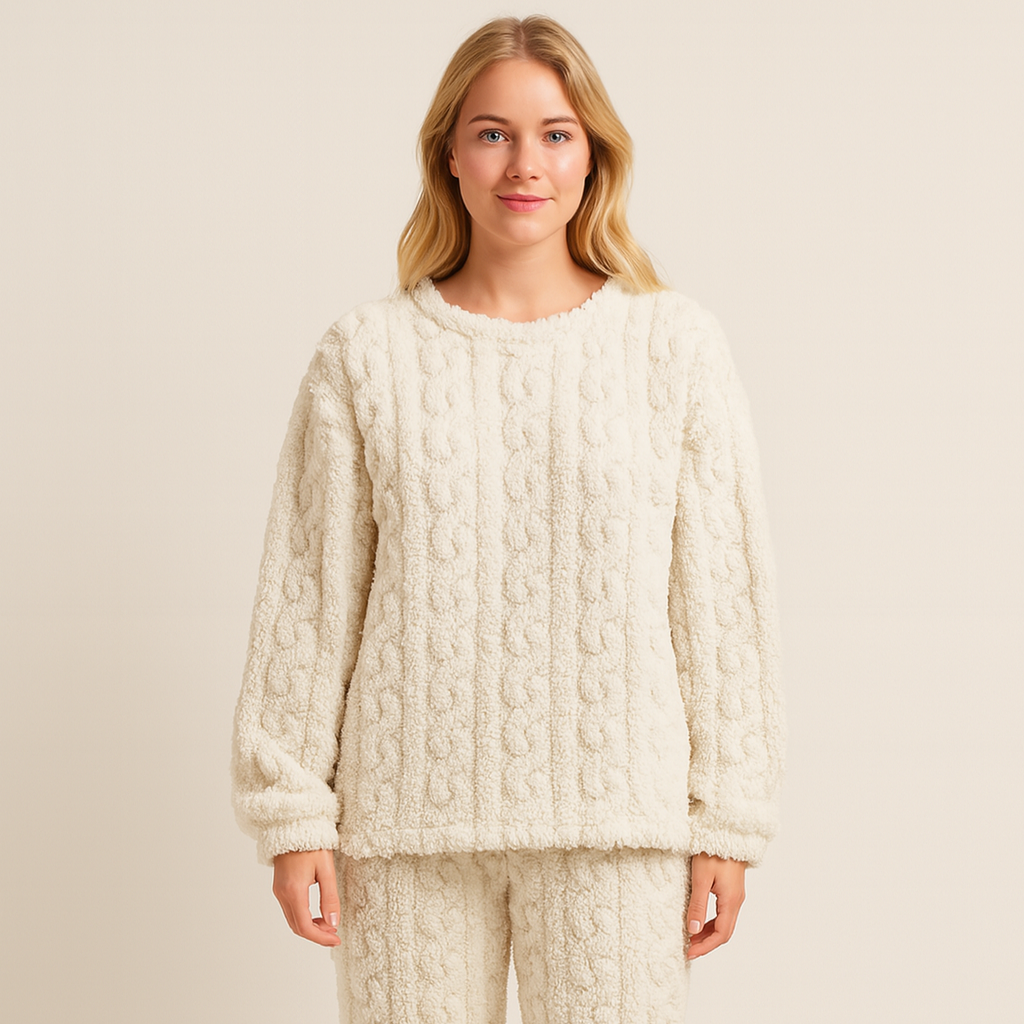 Sophie Comfort| Comfortabel Fleece Pyjama Set voor Dames
