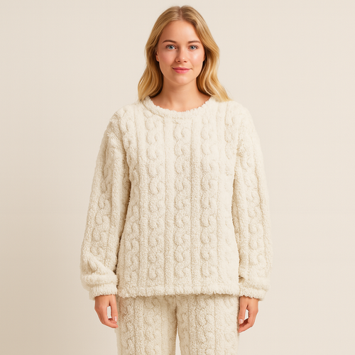 Sophie Comfort| Comfortabel Fleece Pyjama Set voor Dames