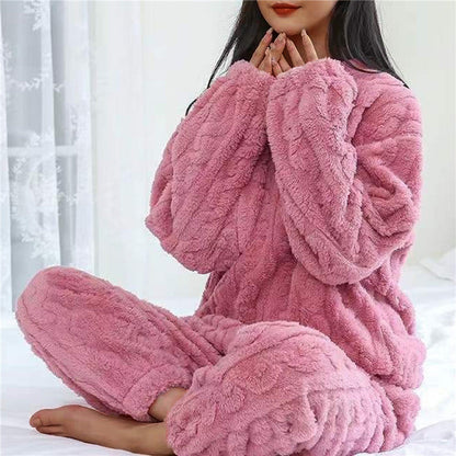 Sophie Comfort| Comfortabel Fleece Pyjama Set voor Dames