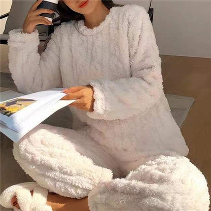 Sophie Comfort| Comfortabel Fleece Pyjama Set voor Dames