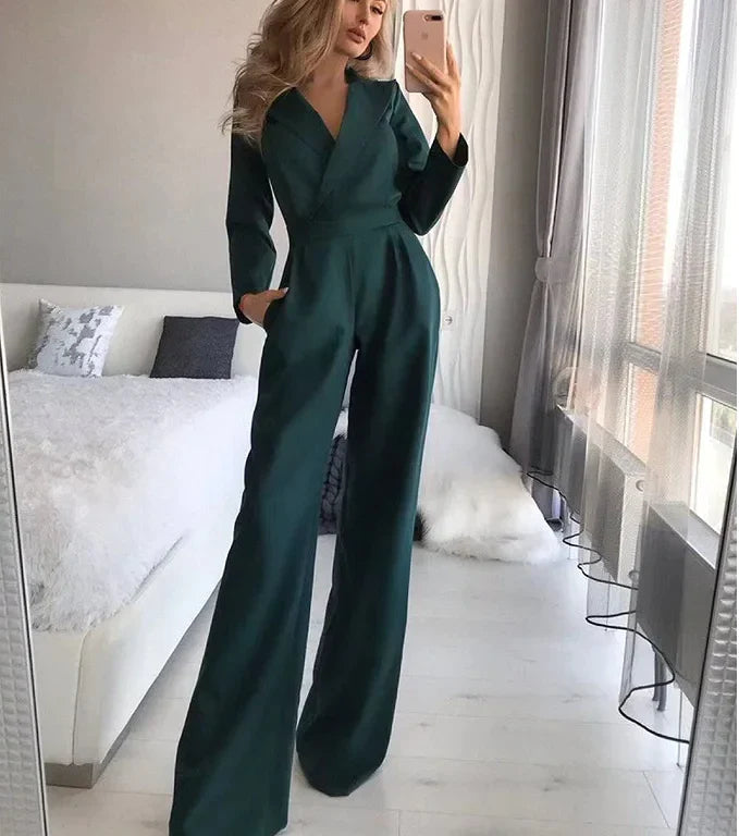 ZAAN Original| Elegante Dames Jumpsuit met Elastische Taille