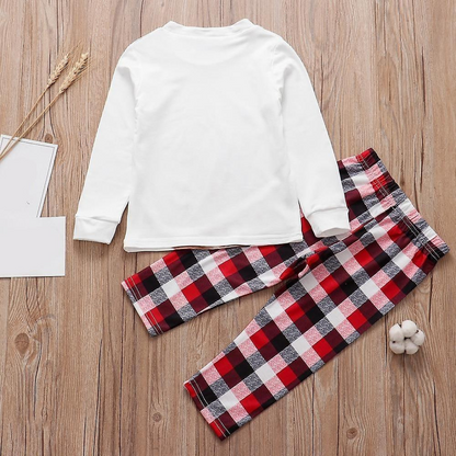 FeestKnit Matching Kerstpyjama Set – Zachte Katoenen Familiepyjama voor Gezellige Feestdagen