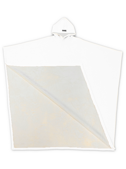 Luxe Fleece Poncho met Capuchon