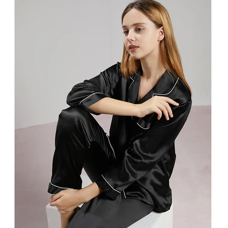 Celeste Zijden Dames Pyjama - Luxe & Comfort