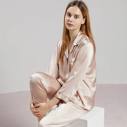 Celeste Zijden Dames Pyjama - Luxe & Comfort
