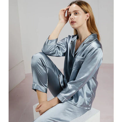 Celeste Zijden Dames Pyjama - Luxe & Comfort