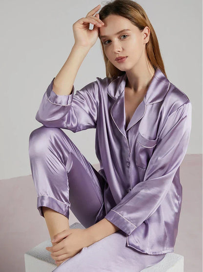 Celeste Zijden Dames Pyjama - Luxe & Comfort