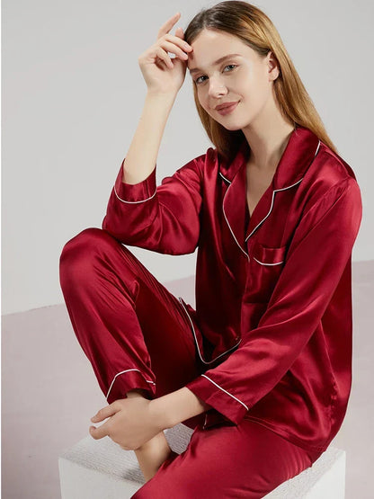 Celeste Zijden Dames Pyjama - Luxe & Comfort