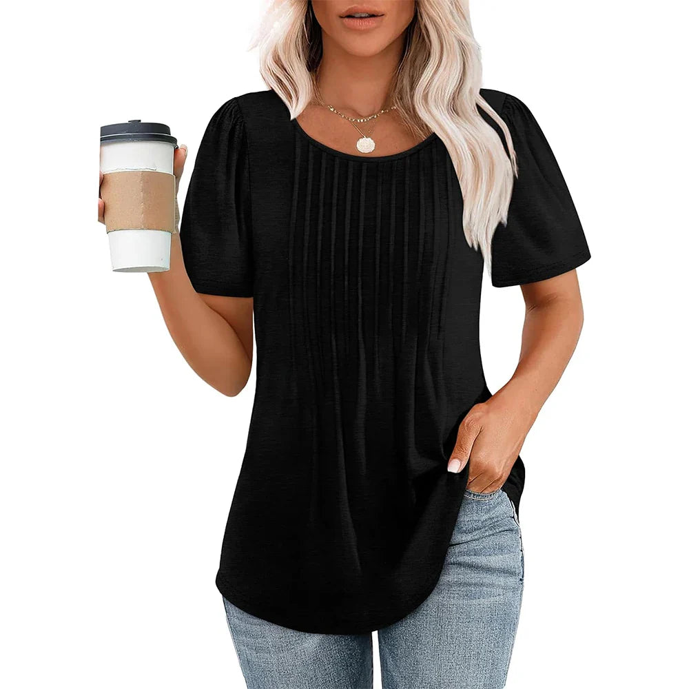 Zomerse elegantie T-shirt
