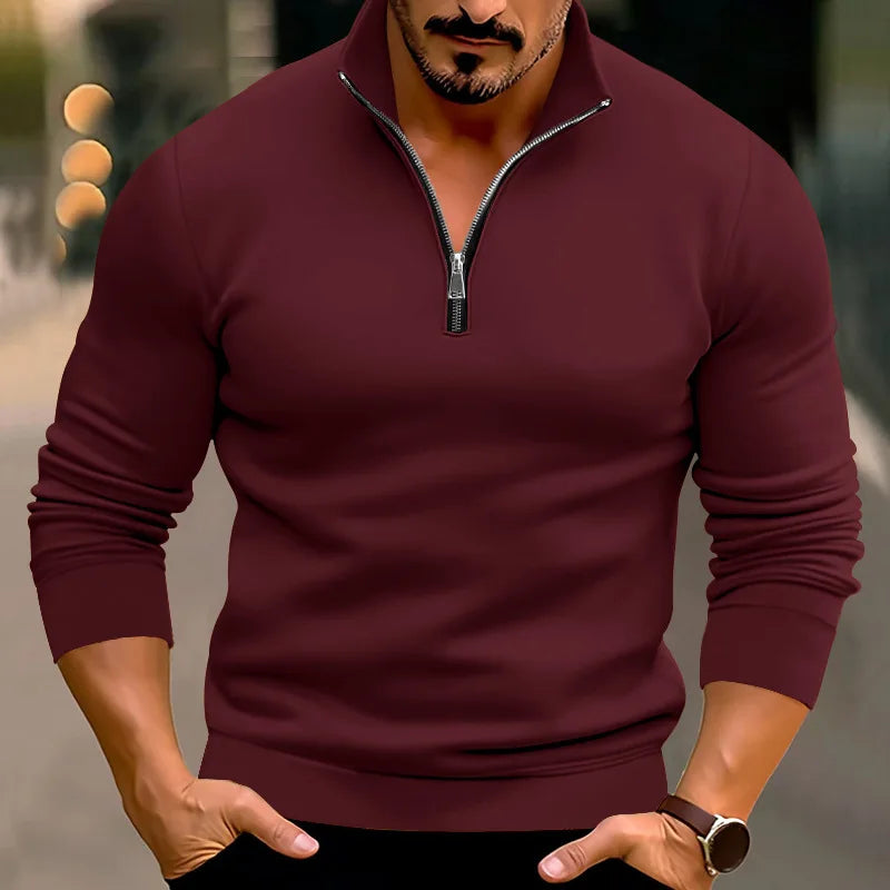Casual Zip Sweater