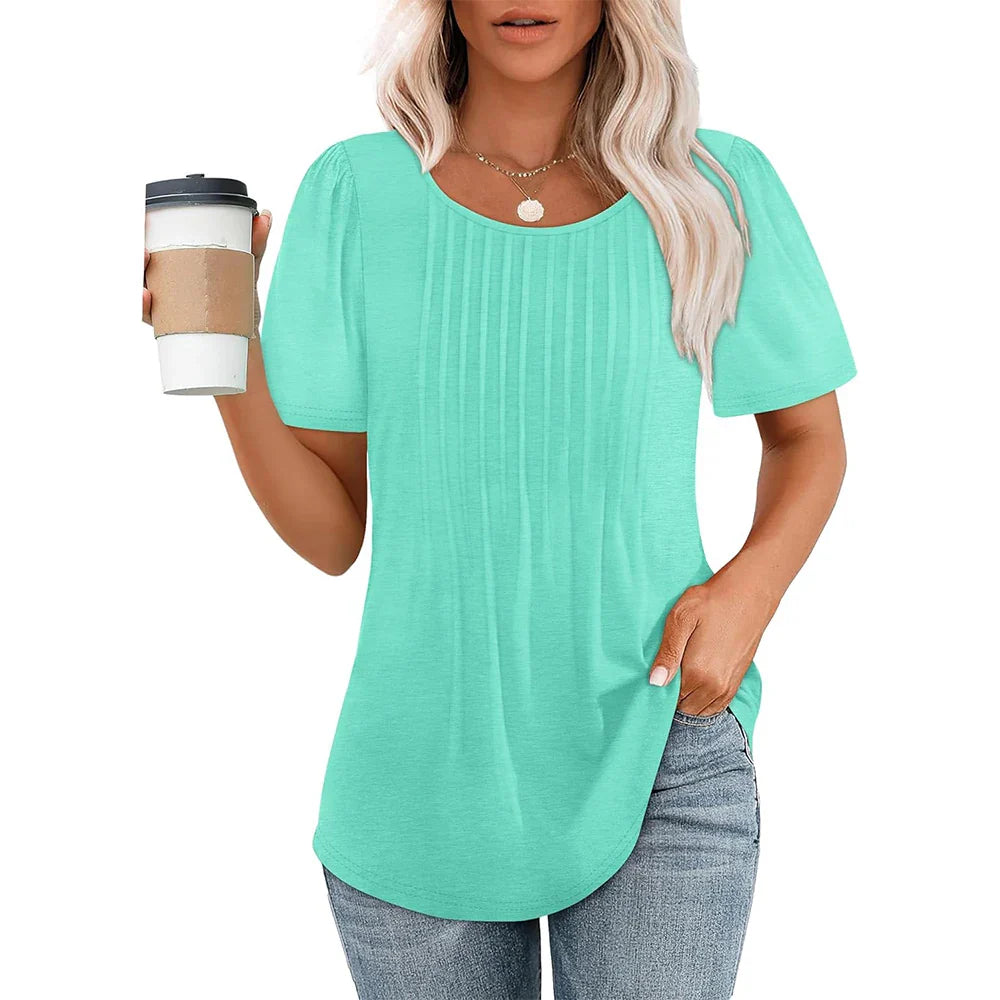 Zomerse elegantie T-shirt
