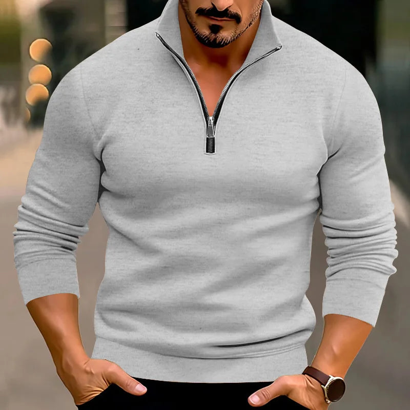 Casual Zip Sweater