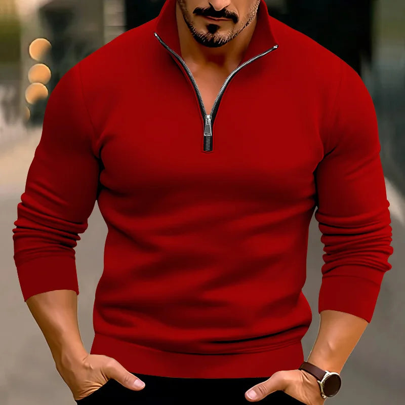 Casual Zip Sweater