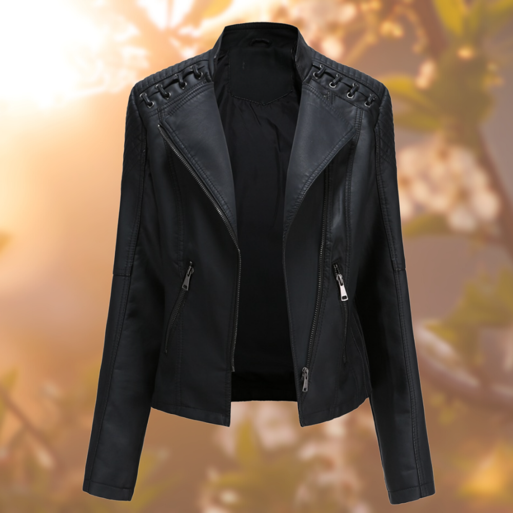 Elegante Lederen Jas