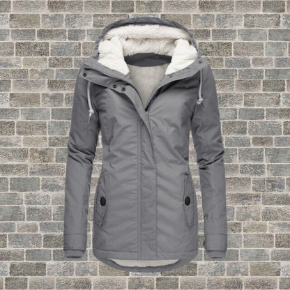 Waterdichte Winterjas voor Dames – Met Capuchon, Comfort en Perfecte Pasvorm