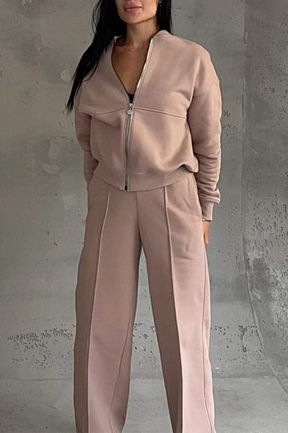 Trendy tweedelig loungepak