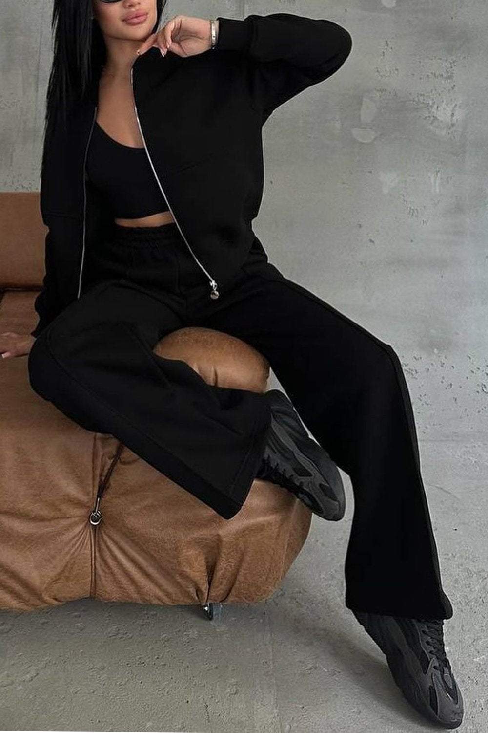 Trendy tweedelig loungepak