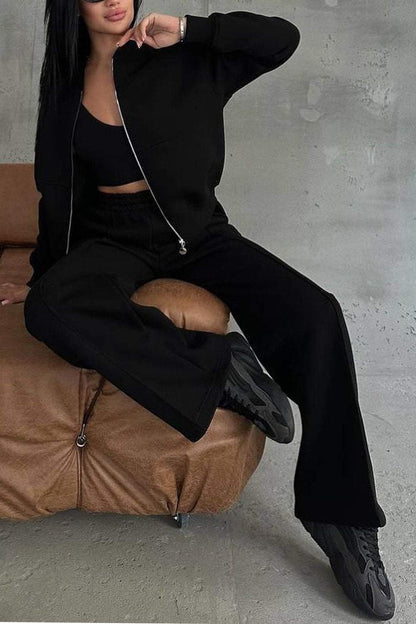 Trendy tweedelig loungepak