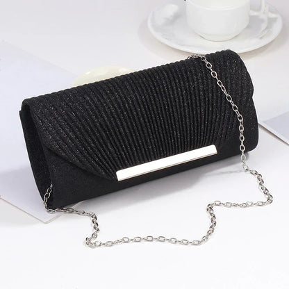 Celestia Clutch - Luxe Avondtas | Goud | Verwijderbare Band