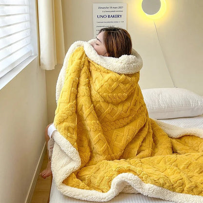 Dikke Winter Fleece Deken - LuxyCozy