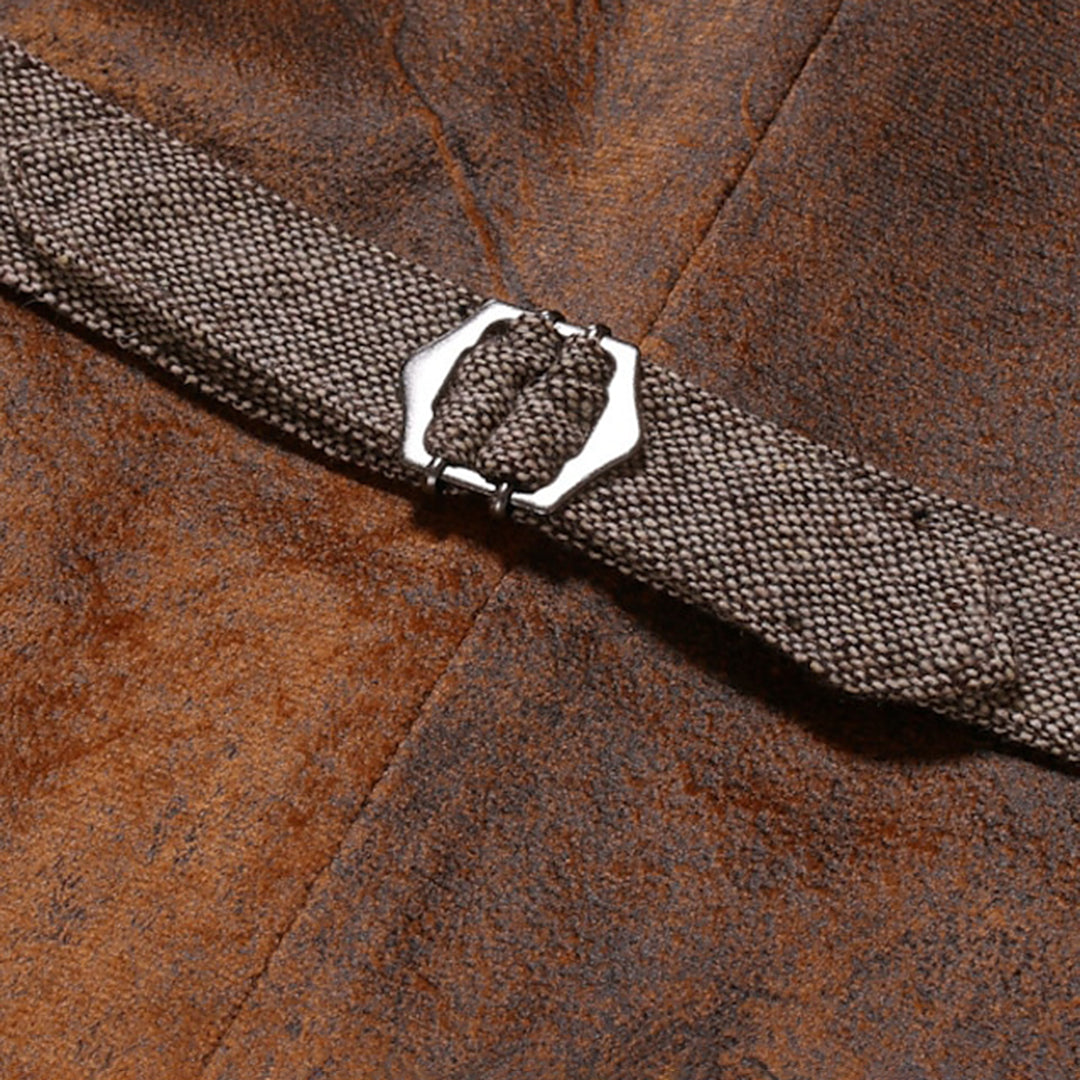 Casper Leren Gilet Heren | Tijdloos & Veelzijdig Gilet