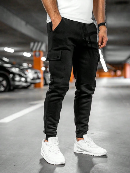 Tom | Heren joggingbroek met draai-omslag zak