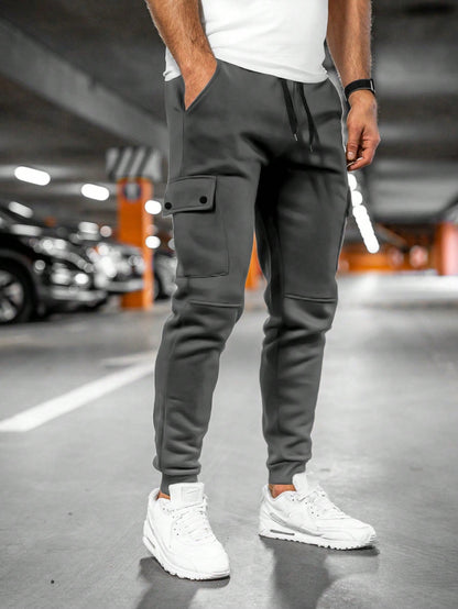 Tom | Heren joggingbroek met draai-omslag zak