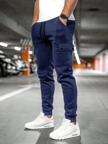 Tom | Heren joggingbroek met draai-omslag zak
