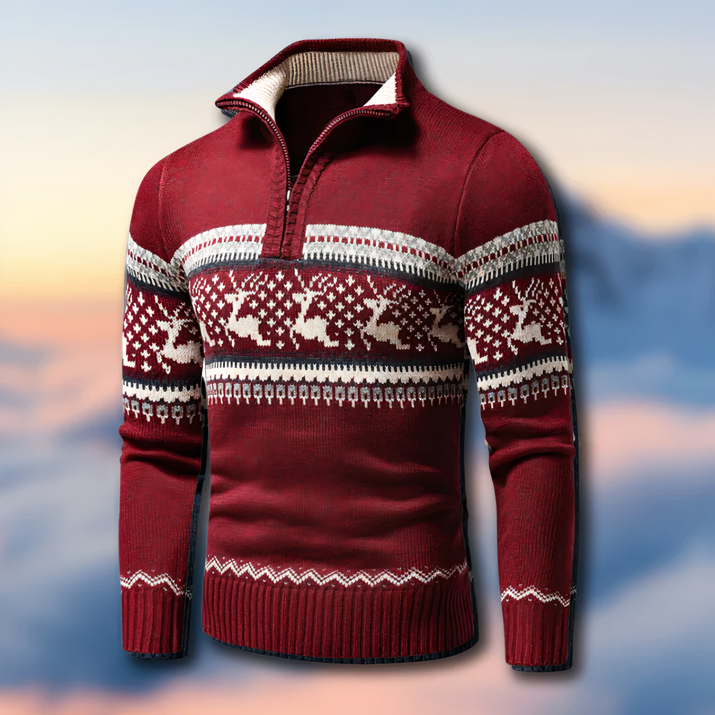 Gebreide Kerstsweater- perfect voor de winterdagen- heerlijk warm