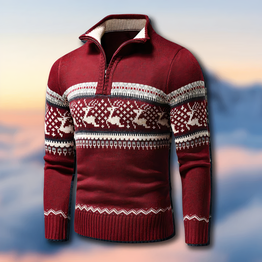 Gebreide Kerstsweater- perfect voor de winterdagen- heerlijk warm